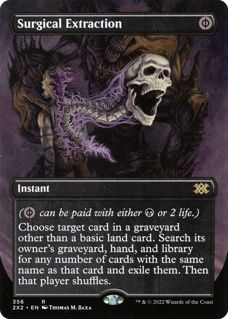 Extraction chirurgicale (2X2-356) - Double Masters 2022 (sans bordure) 