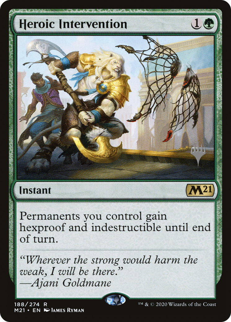 Heroic Intervention (PPM21-188) - Core Set 2021 Promos Foil