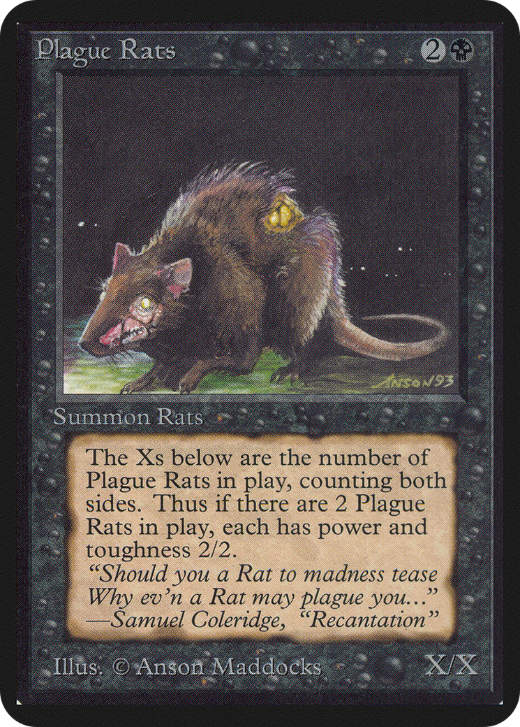 Plague Rats (LEA-121) - Édition Alpha limitée 