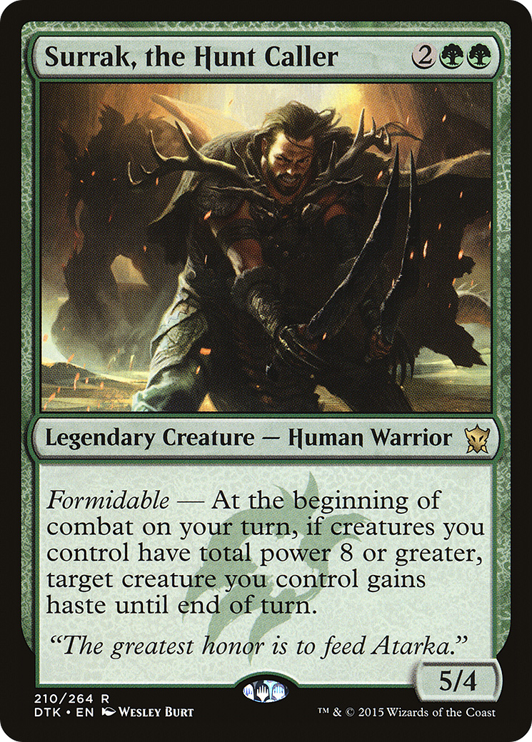 Surrak, l'Appeleur de la Chasse (DTK-210) - Dragons de Tarkir Foil 
