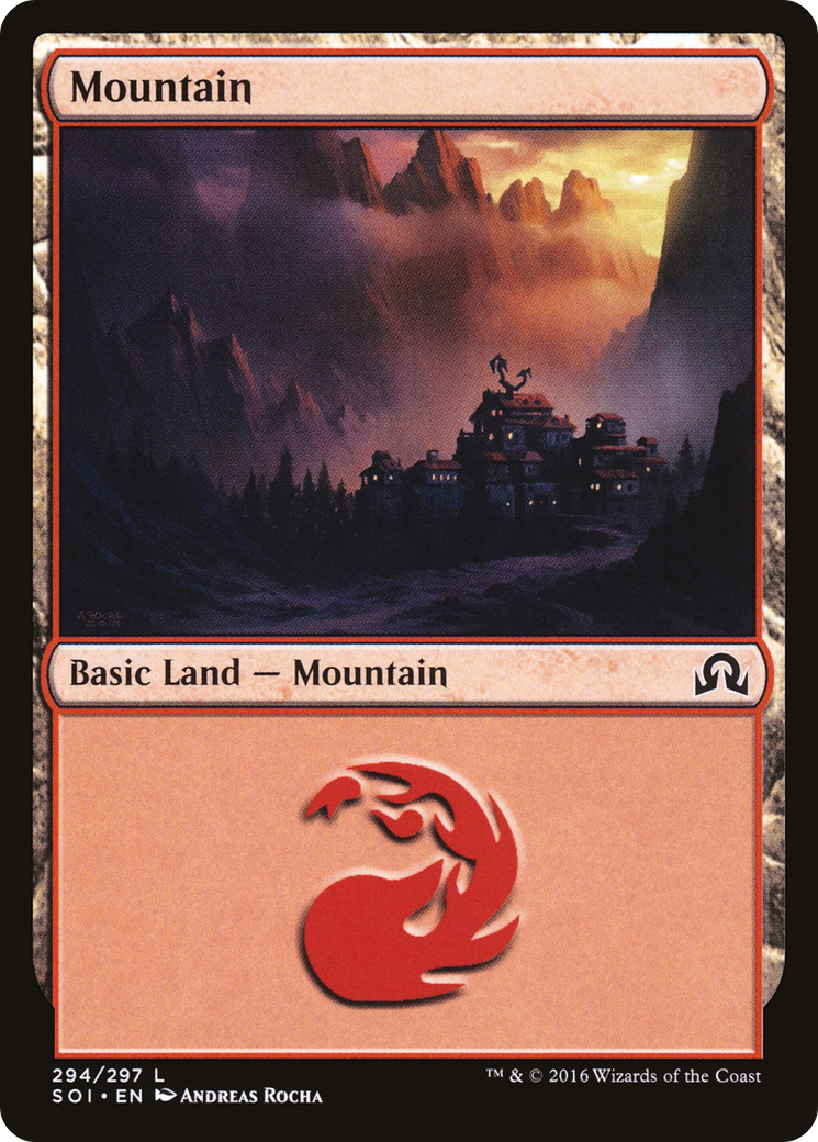 Mountain (SOI-294) - Shadows over Innistrad Foil