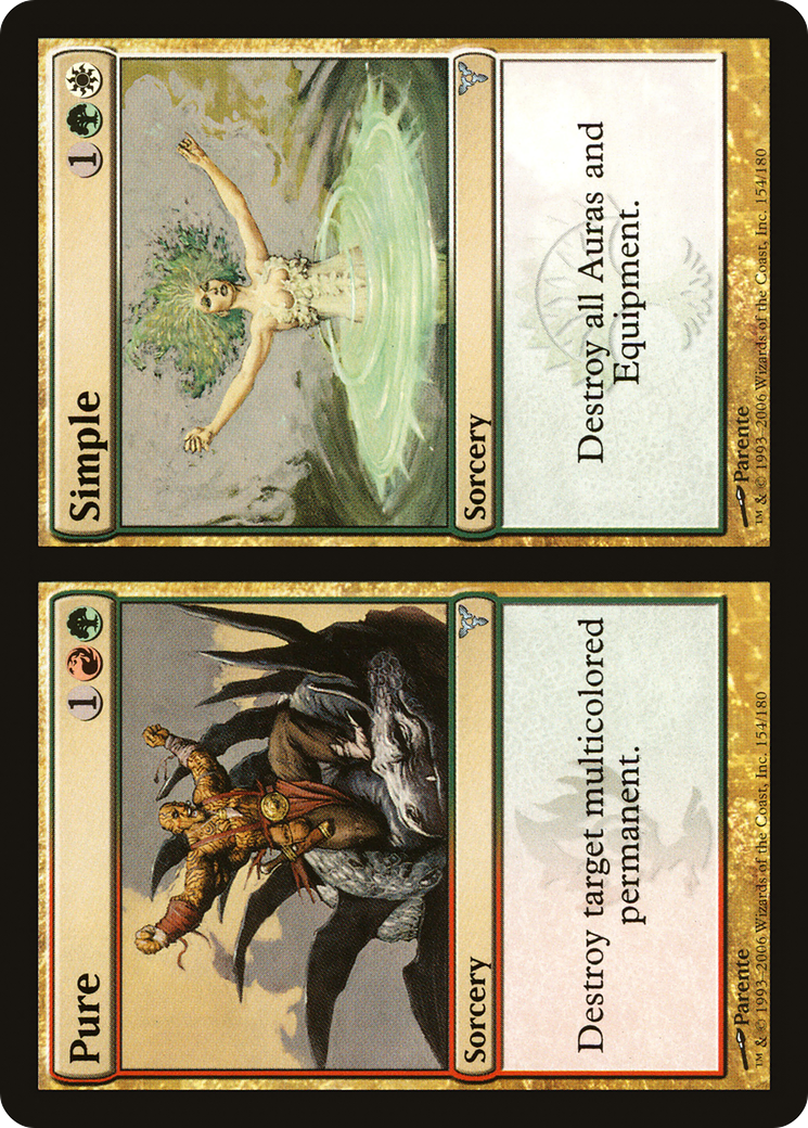Pure // Simple (DIS-154) - Dissension Foil 