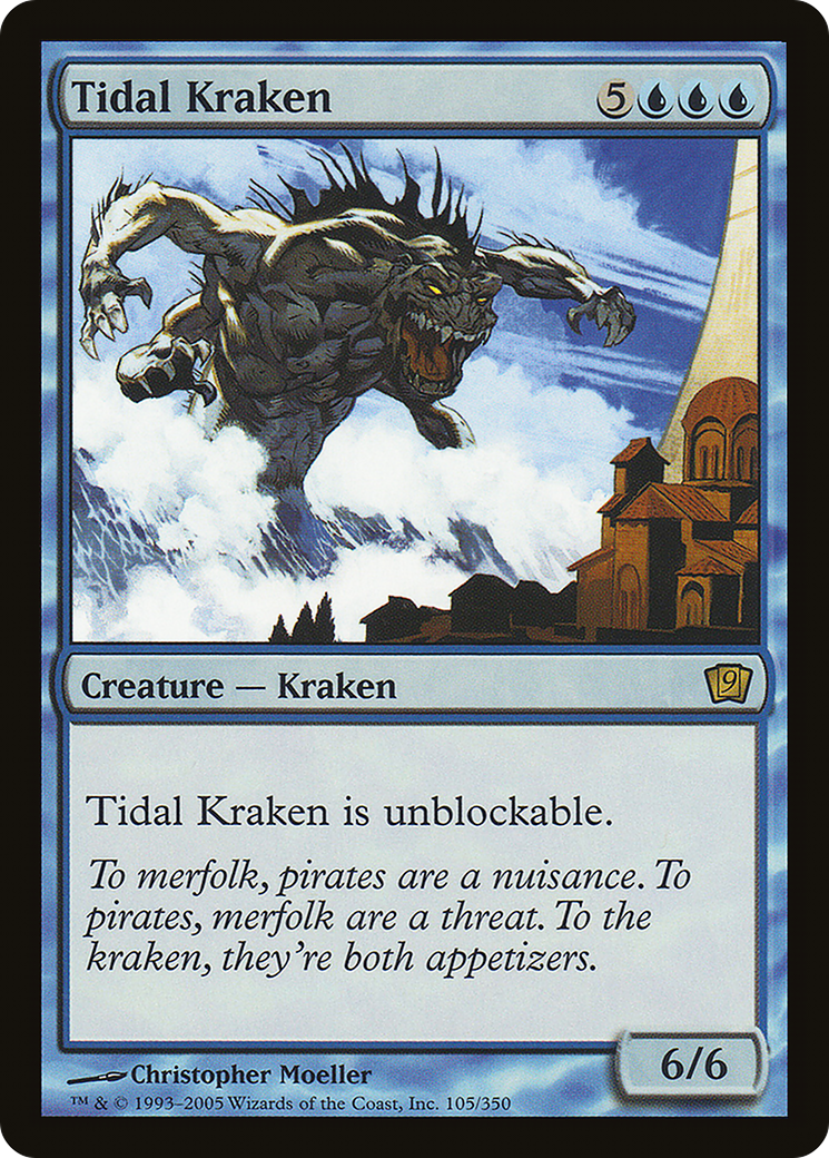 Tidal Kraken (9ED-105★) - Ninth Edition Foil