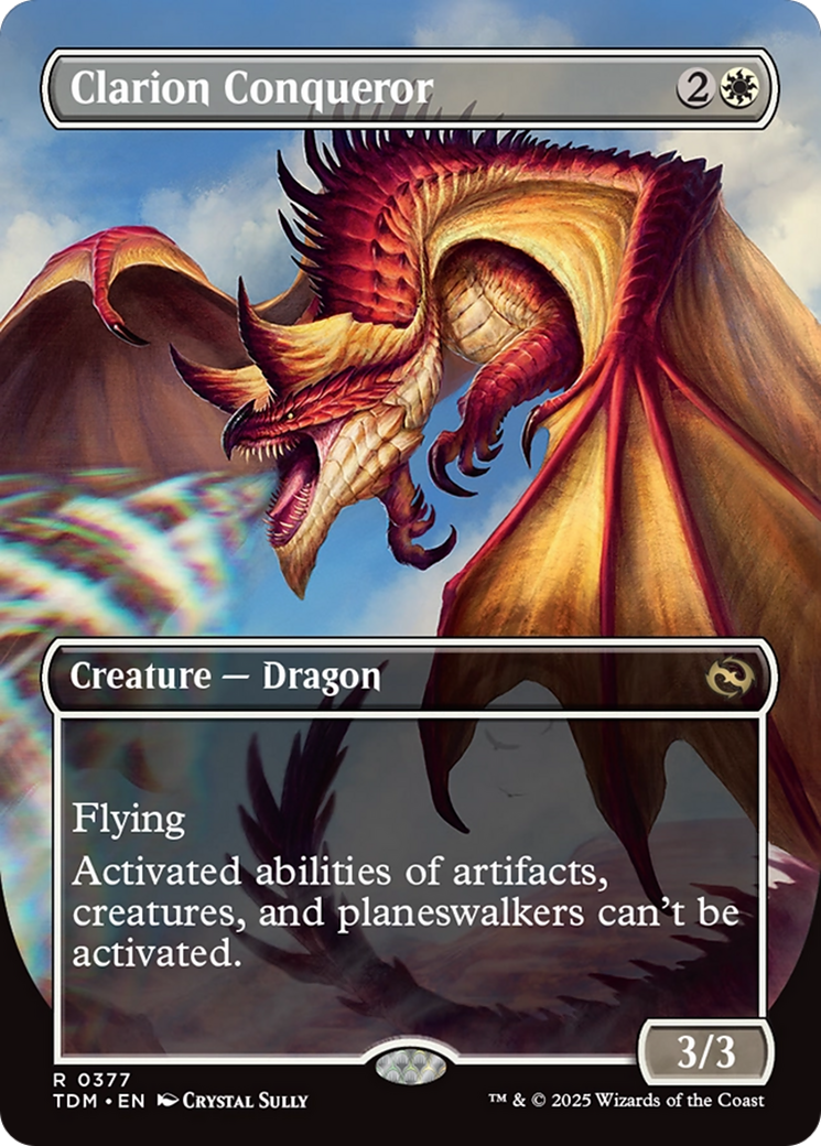 Conquérant de Clarion (sans bordure) (TDM-377) - Tarkir : Dragonstorm Foil
