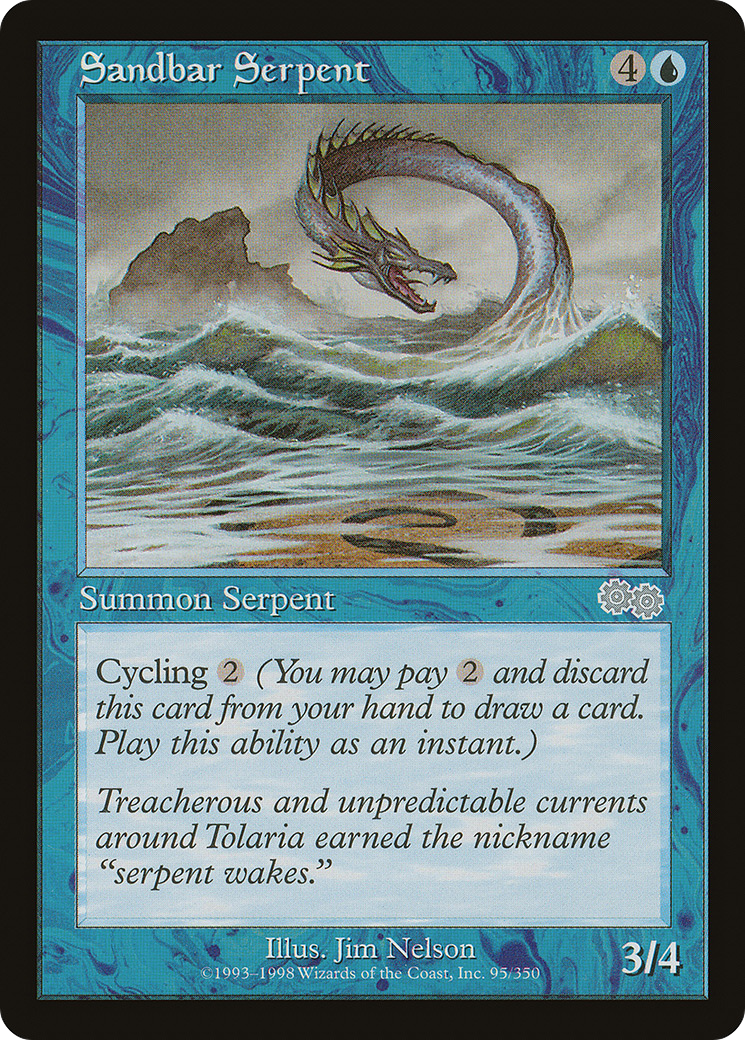 Serpent du banc de sable (USG-095) - La saga d'Urza 