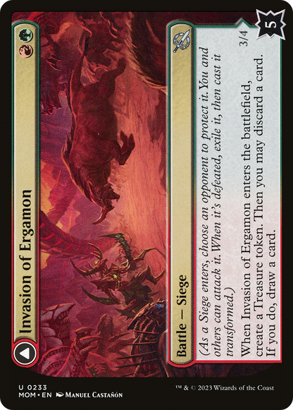 Invasion d'Ergamon // Truga Cliffcharger (MOM-233) - Marche de la Machine Foil 