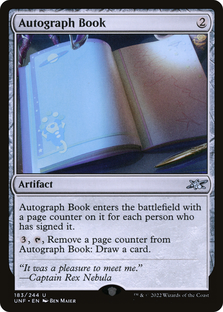 Livre d'autographes (UNF-183) - Unfinity Foil