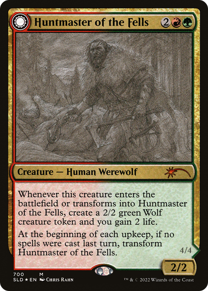 Huntmaster of the Fells (Sketch Showcase) (SLD-700) - Secret Lair Drop Foil