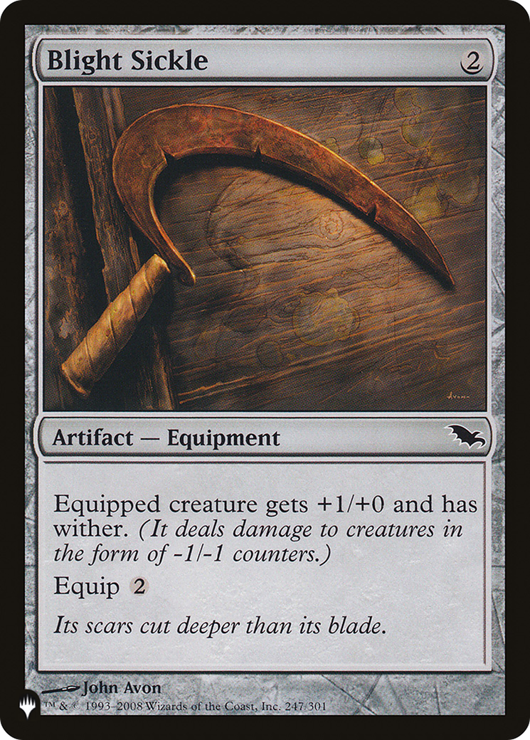 Blight Sickle (LIST-247/301) - The List