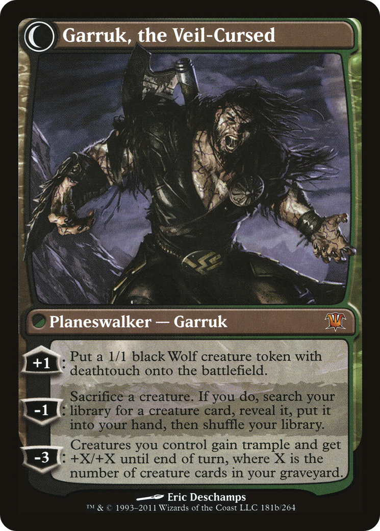 Garruk Relentless (ISD-181) - Innistrad: (Double Faced Transform) Foil