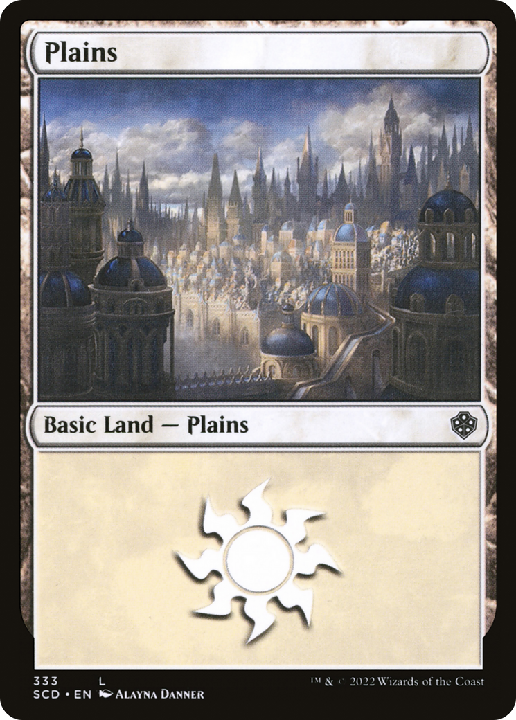 Plains (333) (SCD-333) - Starter Commander Decks