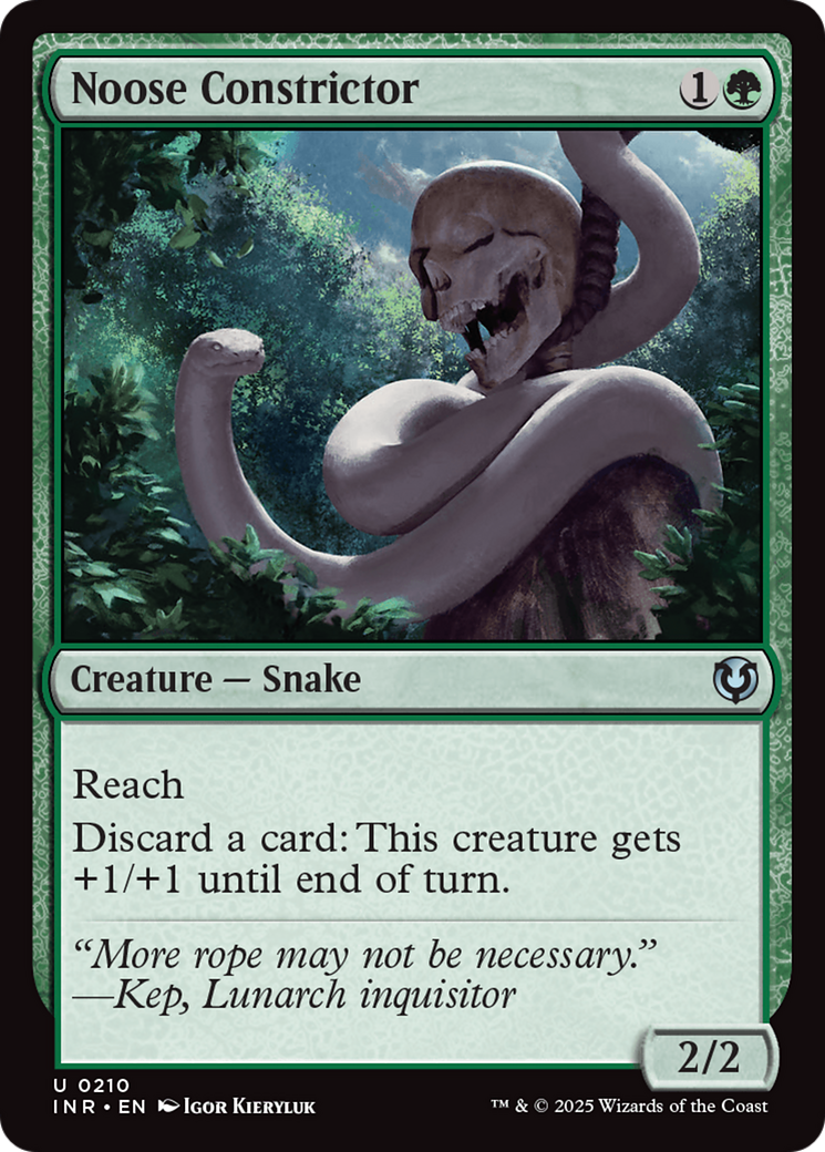 Noose Constrictor (INR-210) - Innistrad Remastered Foil
