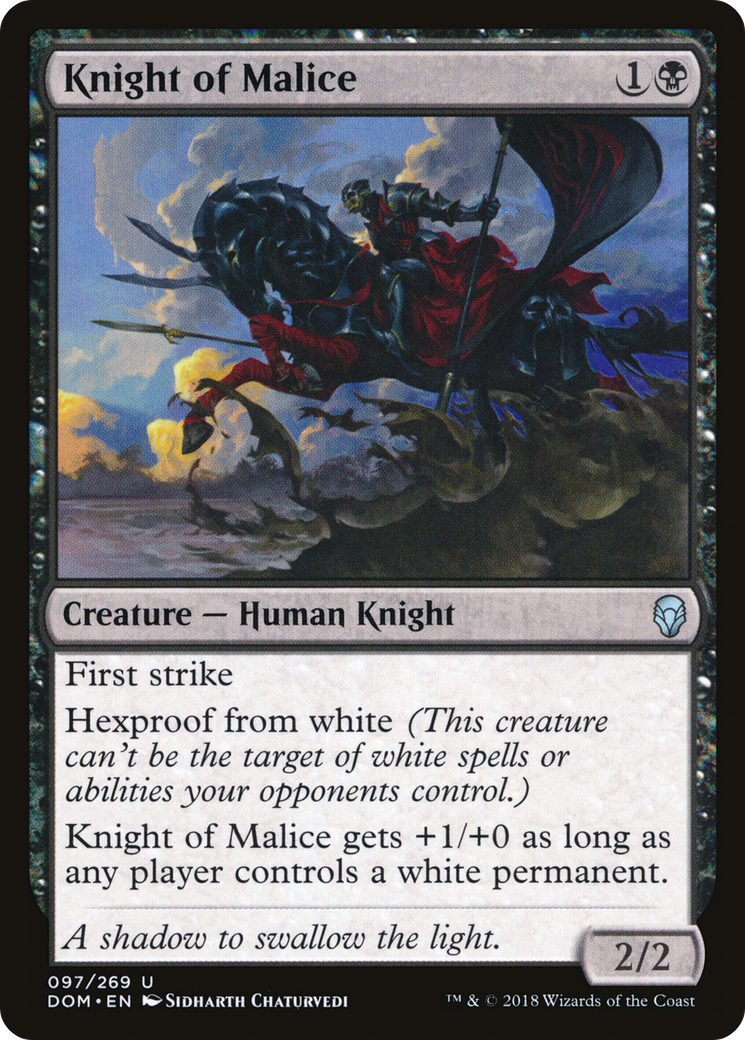 Chevalier de la Malice (DOM-097) - Dominaria 
