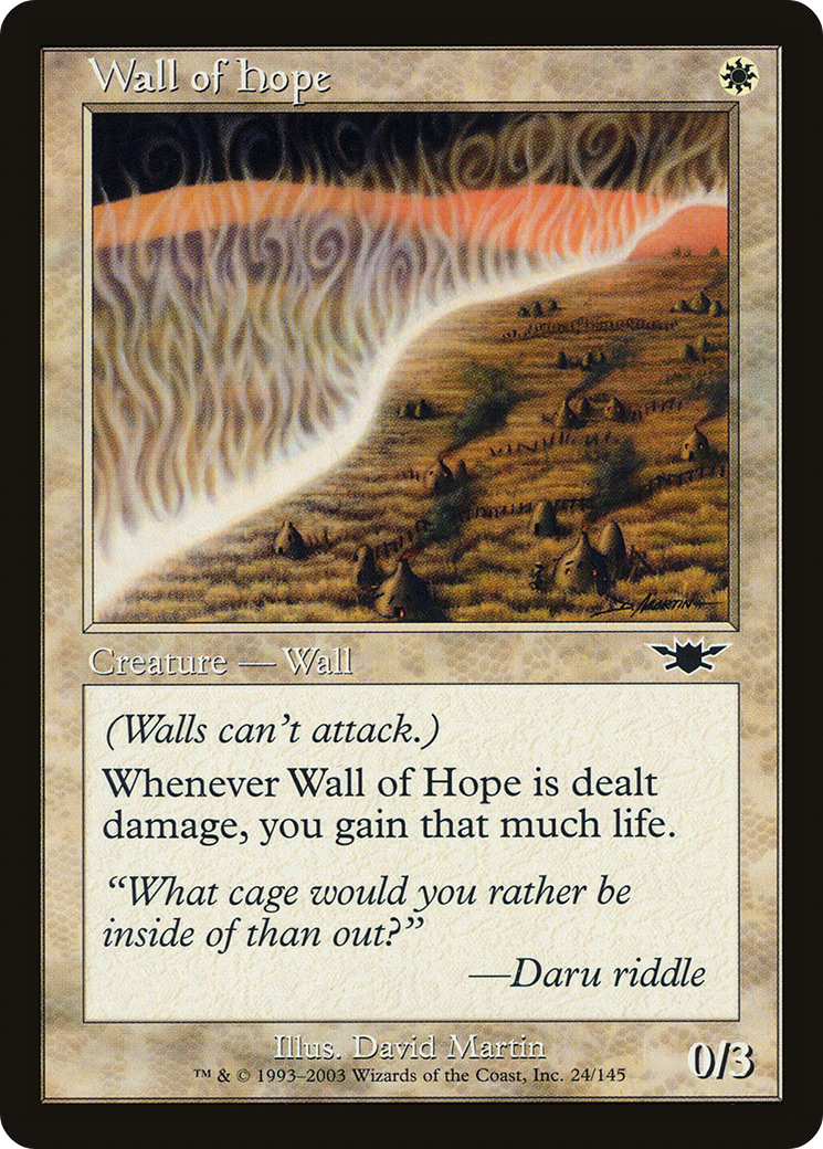 Mur de l'espoir (LGN-024) - Legions Foil 