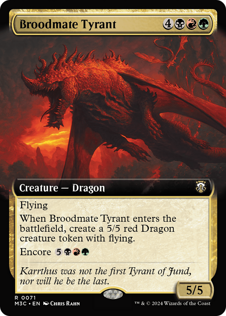 Tyran, compagnon de couvée (M3C-071) - Modern Horizons 3 Commander : (Extended Art) 