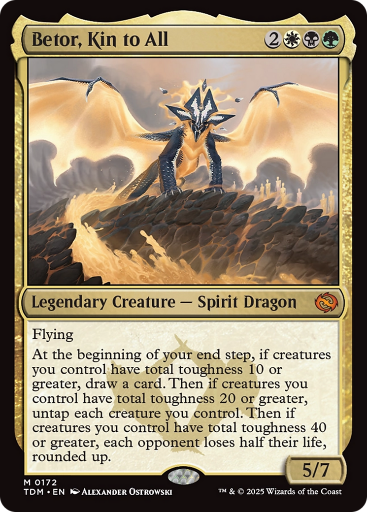Betor, Kin to All (TDM-172) - Tarkir: Dragonstorm Foil