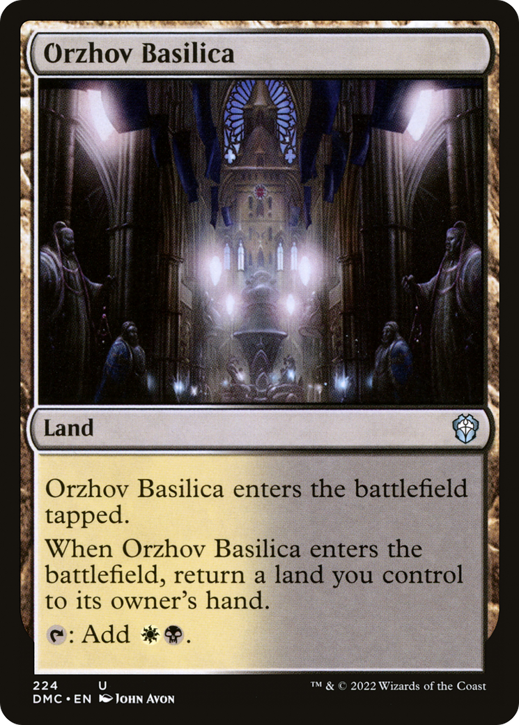 Basilique d'Orzhov (DMC-224) - Dominaria United Commander 