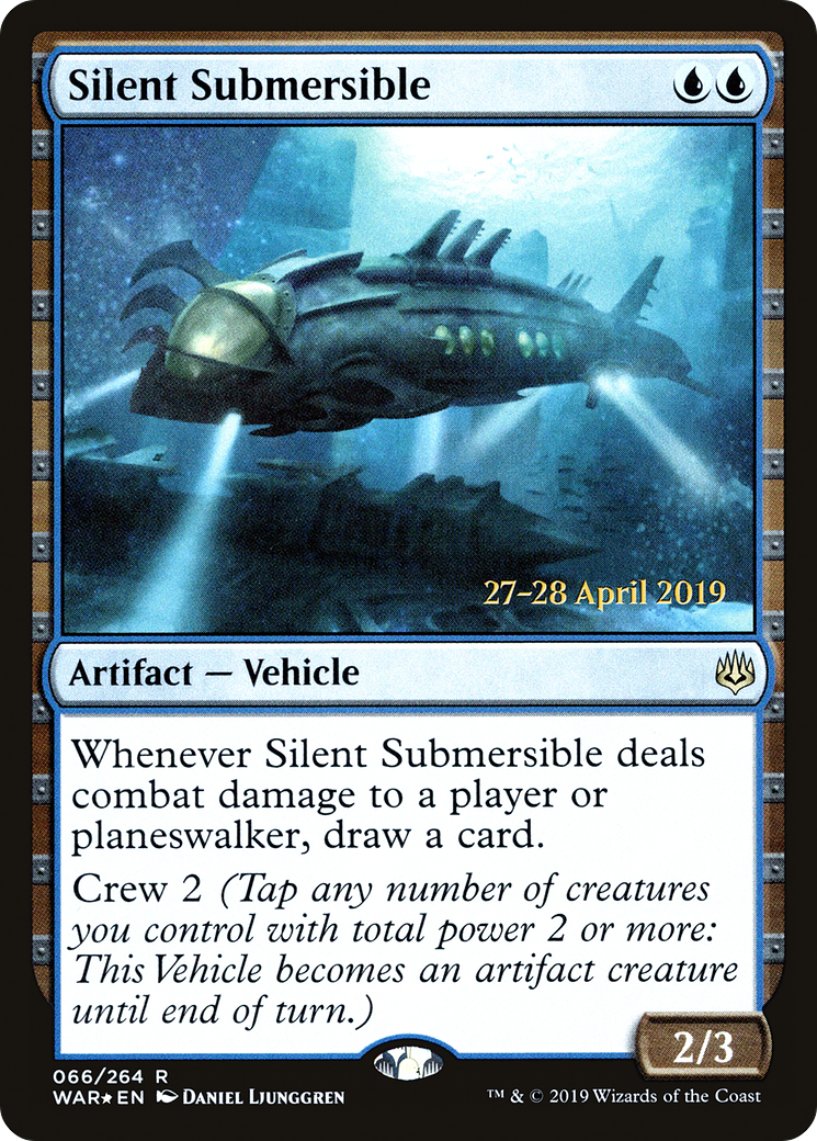 Silent Submersible (PRE-66S) - War of the Spark Promos Foil