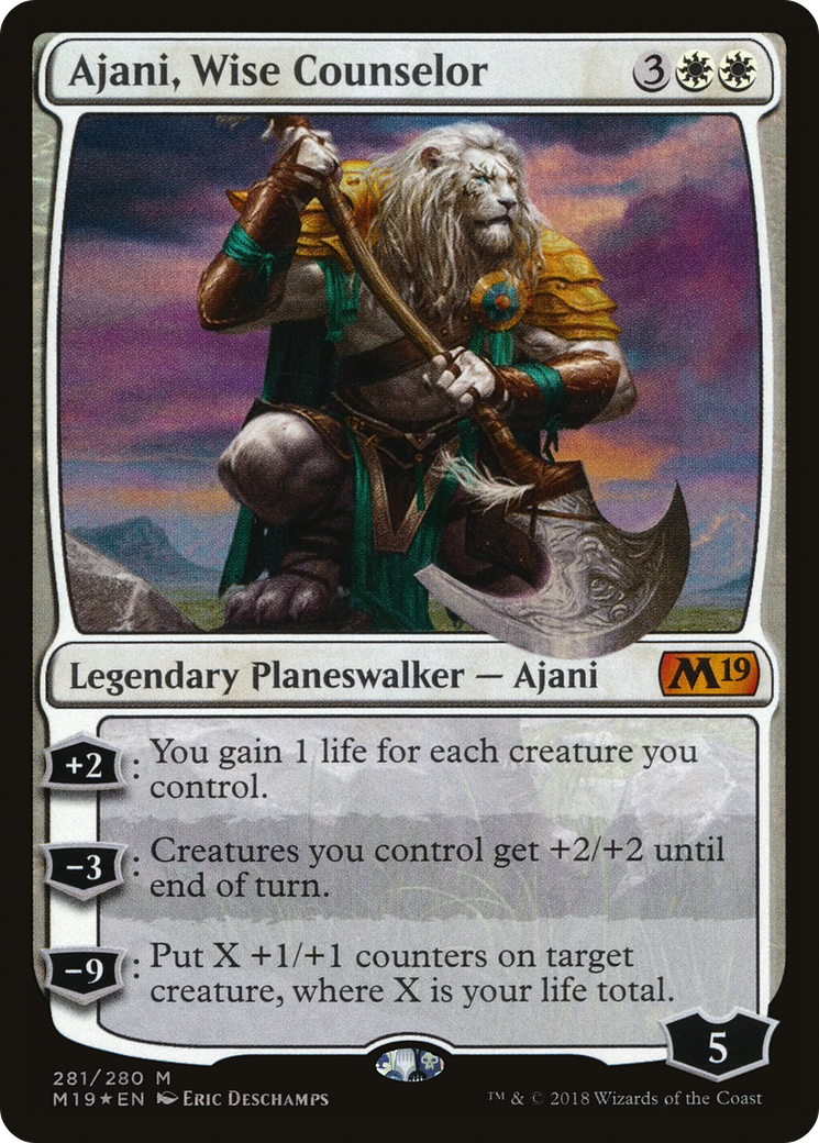 Ajani, sage conseiller (M19-281) - Édition de base 2019 