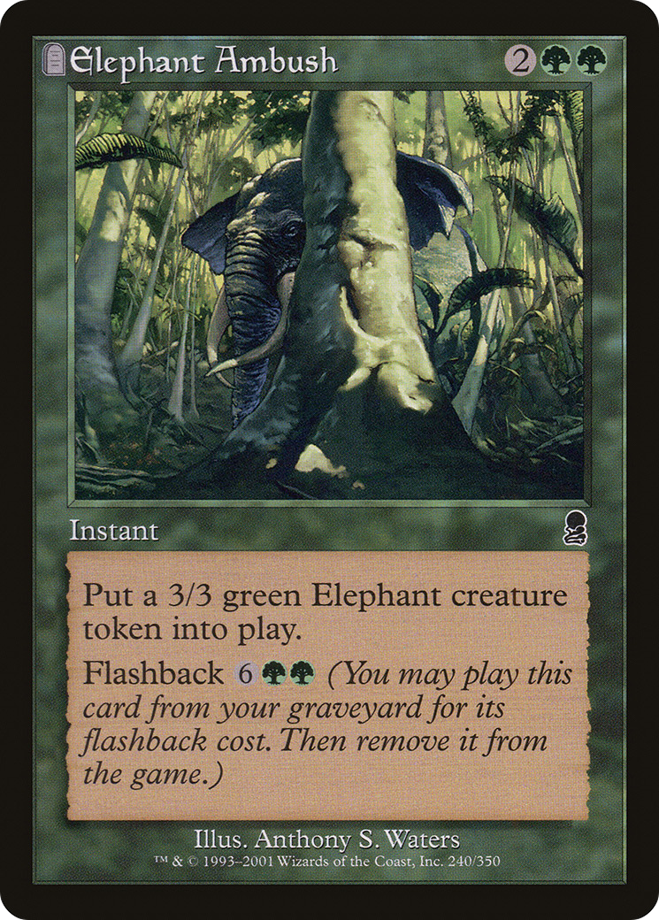 Embuscade de l'éléphant (ODY-240) - Odyssée : (pierre tombale) Foil