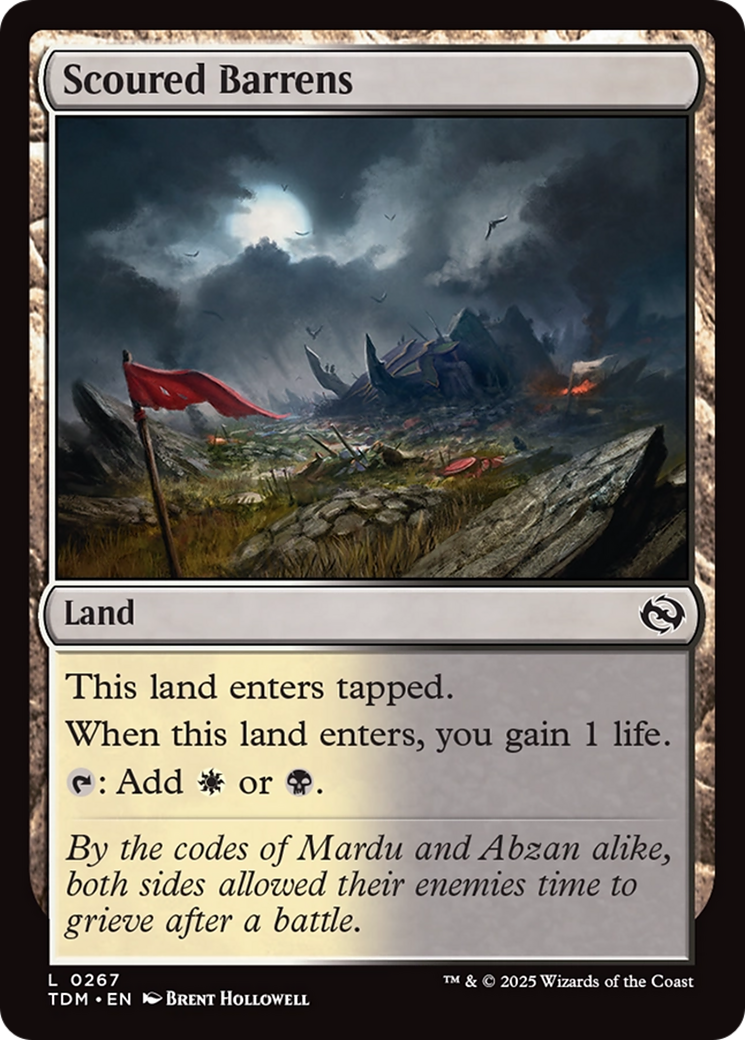 Les Terres désolées (TDM-267) - Tarkir : Tempête de dragons 