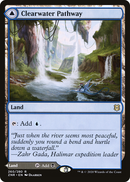 Sentier Clearwater // Sentier Murkwater (ZNR-260) - Zendikar Rising 
