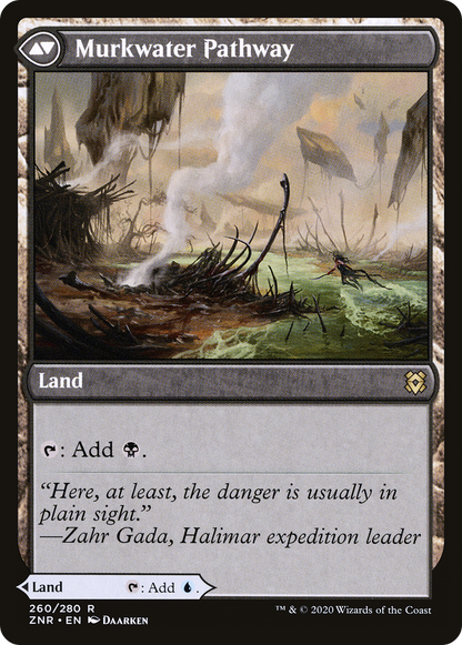 Sentier Clearwater // Sentier Murkwater (ZNR-260) - Zendikar Rising 
