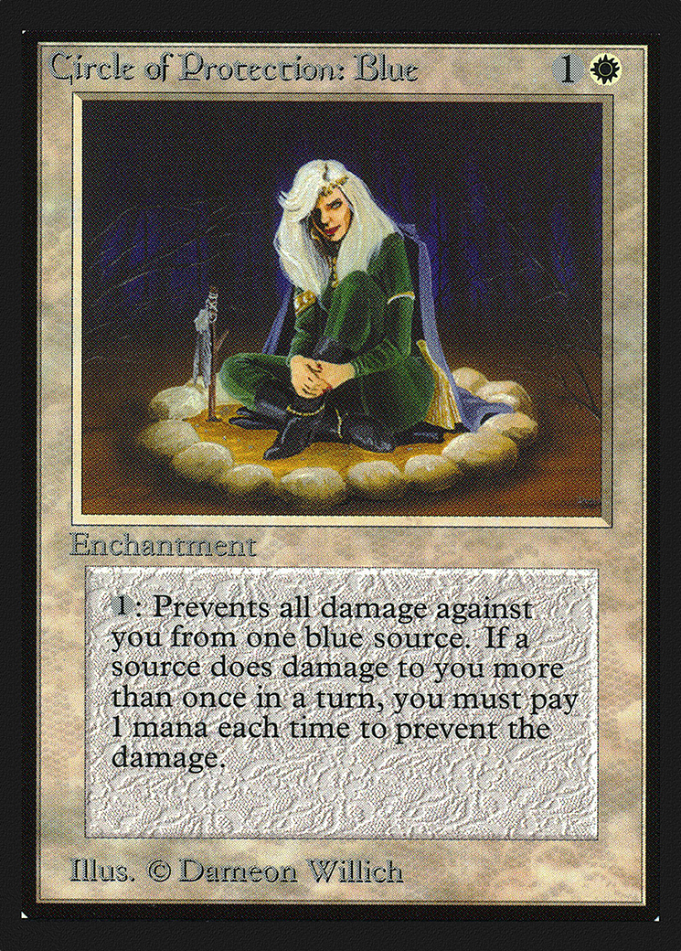 Circle of Protection: Blue (IE) (IED-011) - Intl. Collectors' Edition
