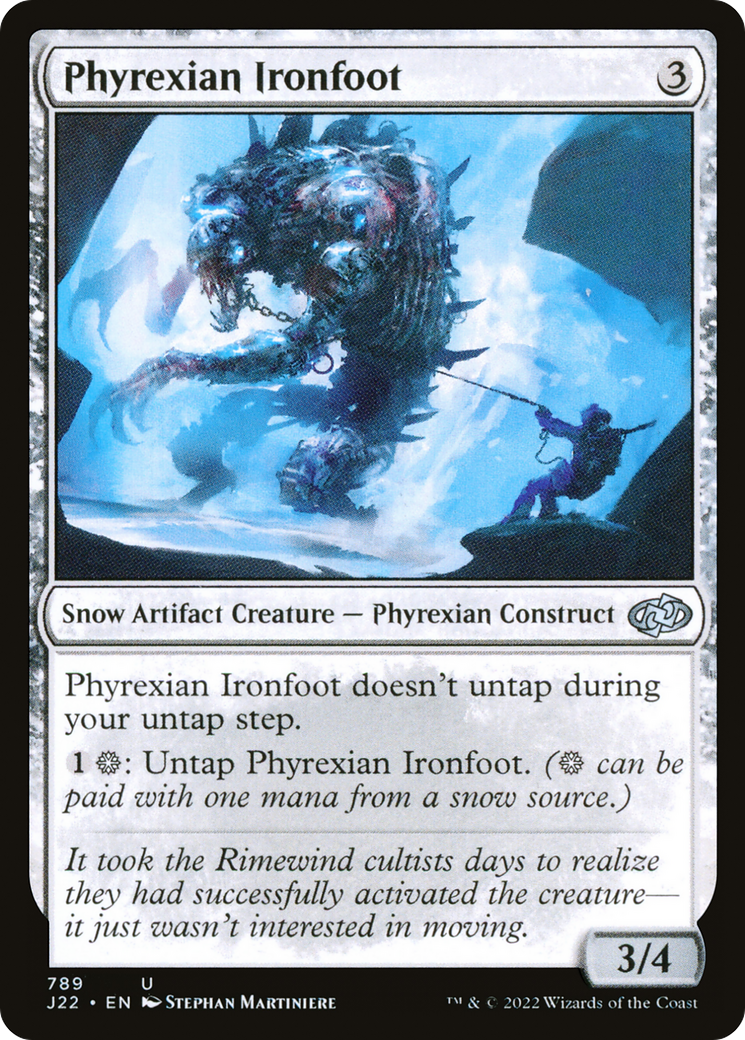 Phyrexian Ironfoot (J22-789) - Jumpstart 2022 : (neige) 