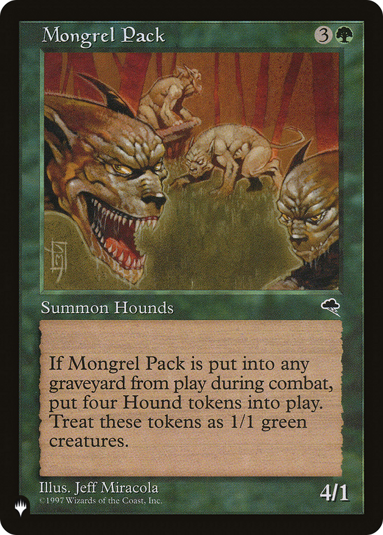 Mongrel Pack (LIST-TMP-237) - The List