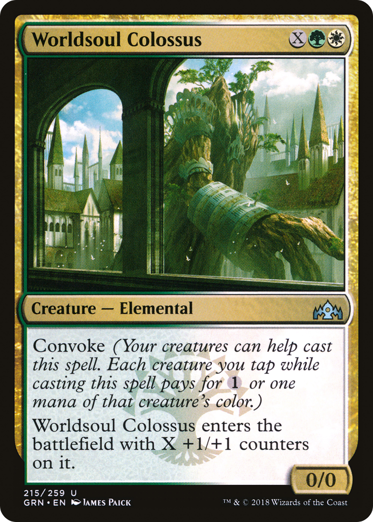 Worldsoul Colossus (GRN-215) - Guilds of Ravnica Foil