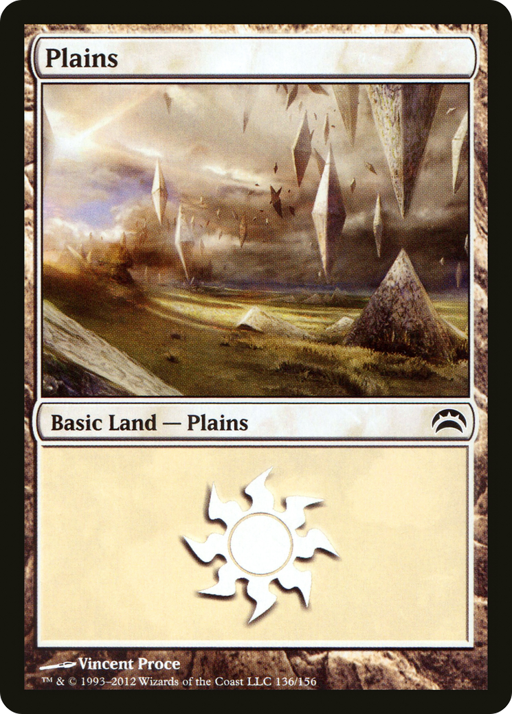 Plains (136) (PC2-136) - Planechase 2012 Foil