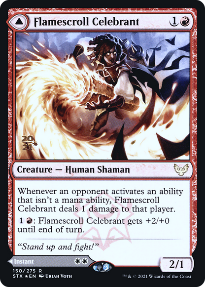 Flamescroll Celebrant (PRE-150) - Strixhaven: School of Mages Promos Foil