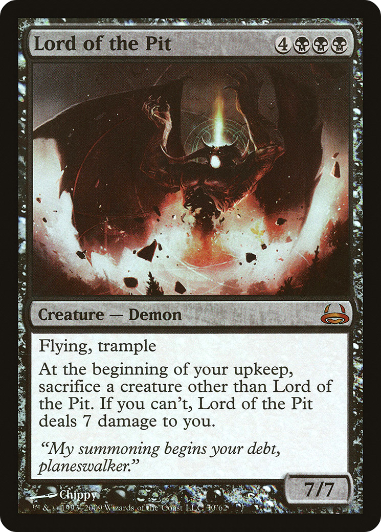 Lord of the Pit (DDC-030) - Duel Decks: Divine vs. Demonic Foil