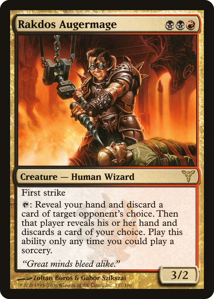 Rakdos Augermage (DIS-127) - Dissension Foil 