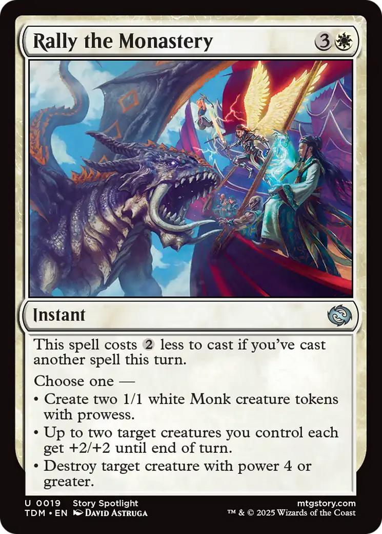 Rassembler le monastère (TDM-019) - Tarkir : Dragonstorm Foil 