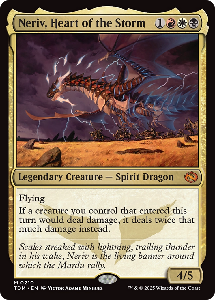 Neriv, Cœur de la Tempête (TDM-210) - Tarkir : Dragonstorm Foil 