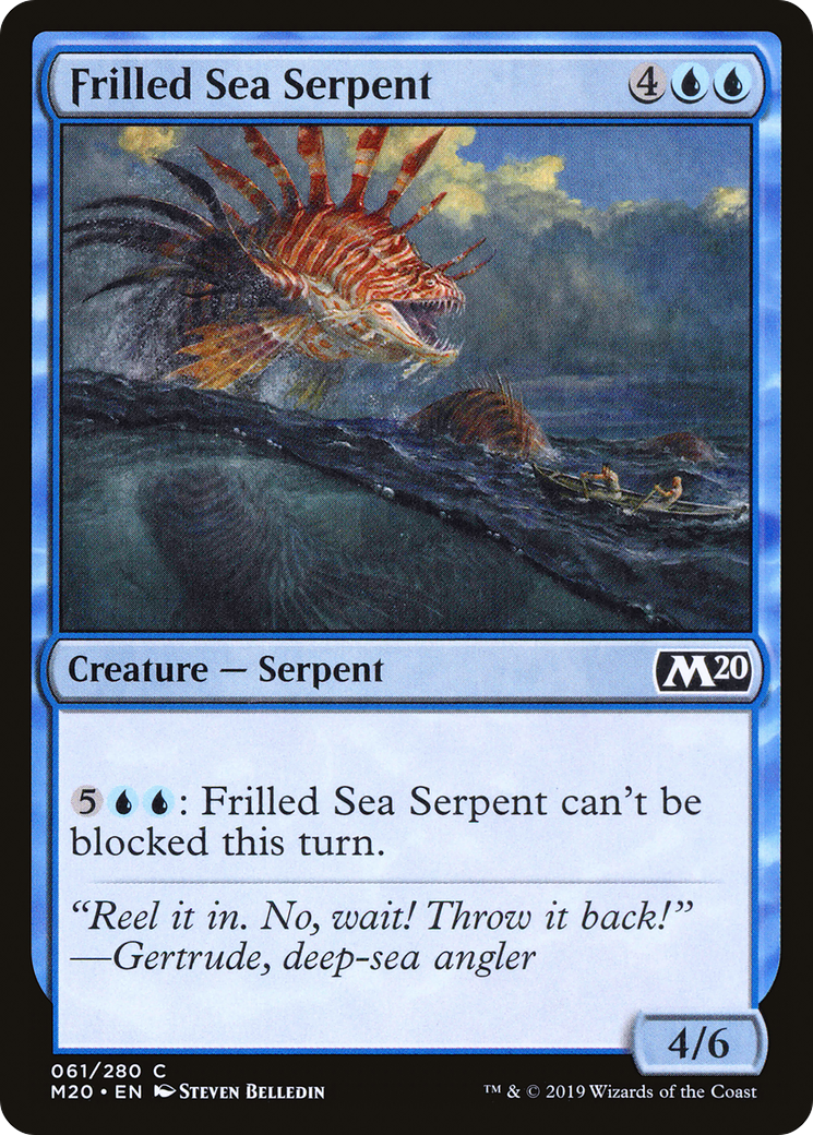 Frilled Sea Serpent (M20-061) - Core Set 2020