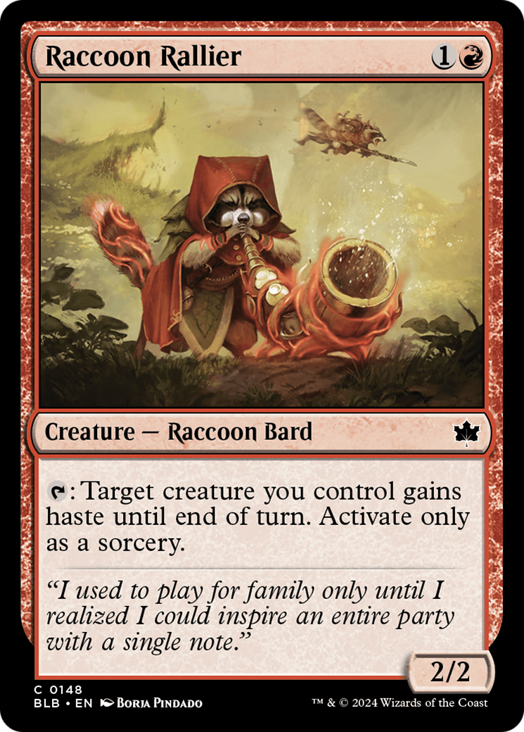 Raton laveur Rallier (BLB-148) - Bloomburrow 