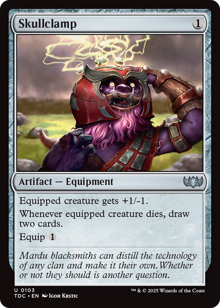 Pince crânienne (TDC-103) - Commandant : Tarkir : Tempête de dragons 