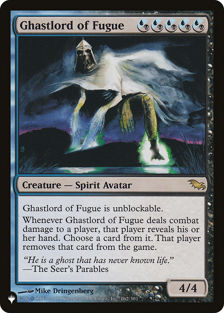Ghastlord of Fugue (LIST-162/301) - The List