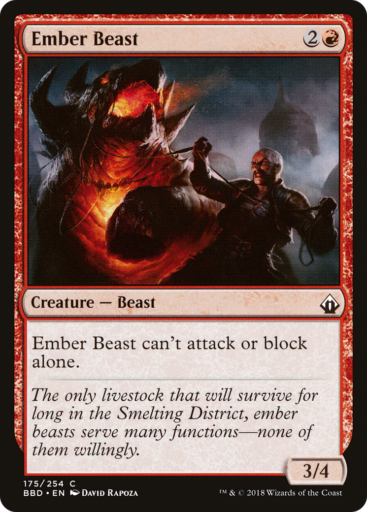 Ember Beast (BBD-175) - Battlebond Foil