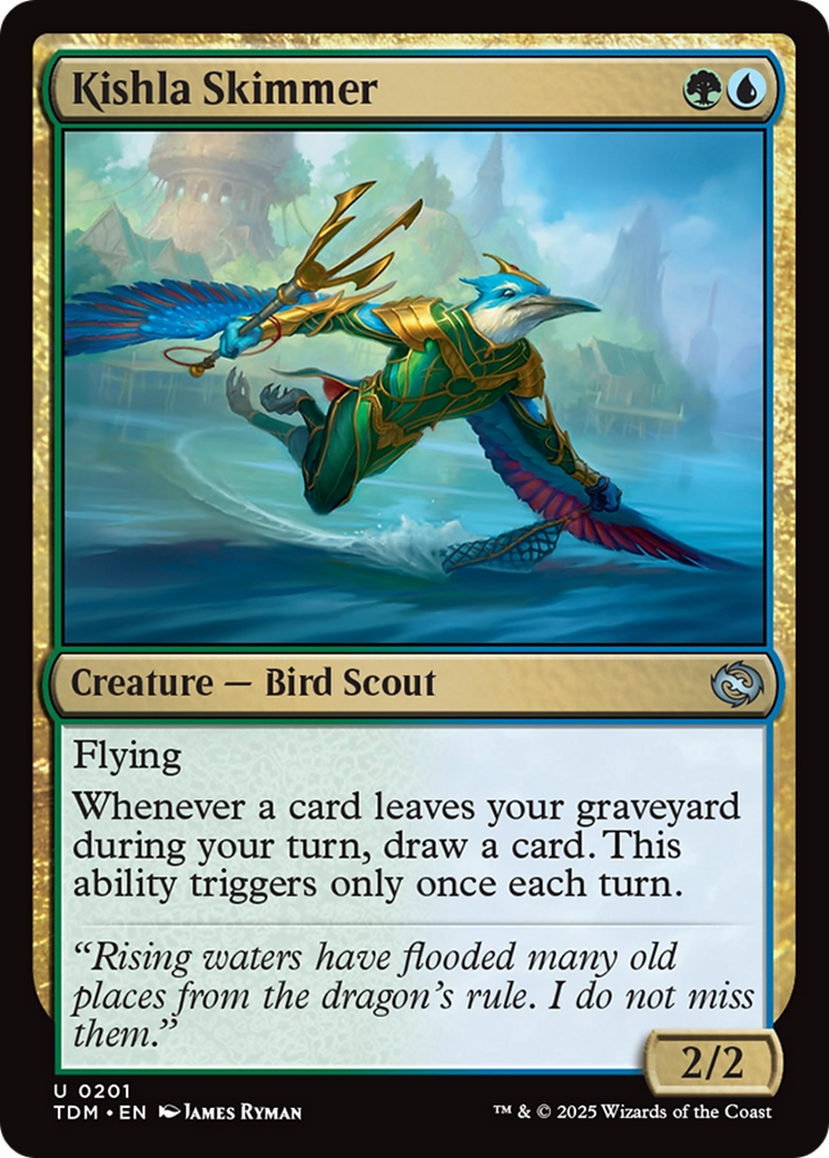 Kishla Skimmer (TDM-201) - Tarkir : Dragonstorm Foil 