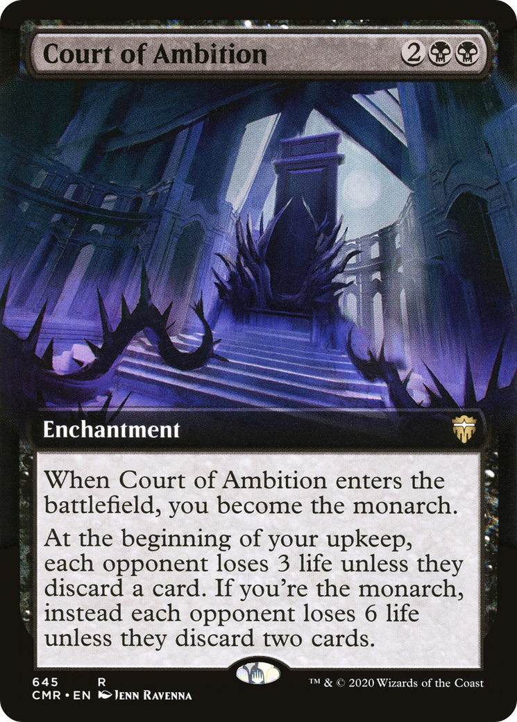 Court of Ambition (CMR-645) - Commander Legends : (Extended Art) Foil 