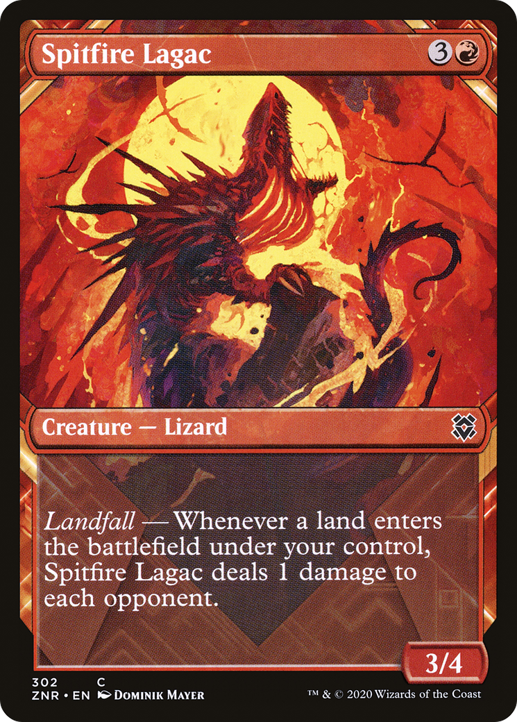 Spitfire Lagac (Showcase) (ZNR-302) - Zendikar Rising: (Showcase)