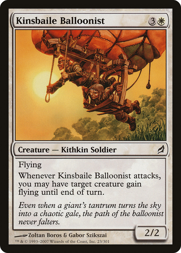 Aéronaute de Kinsbaile (LRW-023) - Lorwyn Foil 