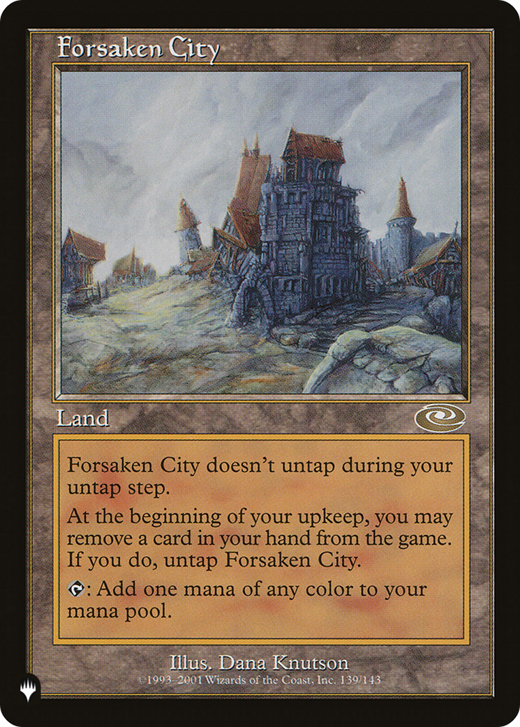 Forsaken City (LIST-139/143) - The List