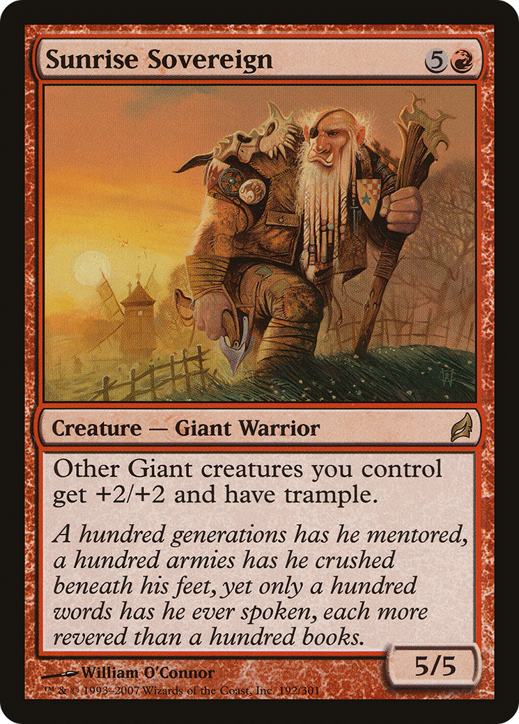 Sunrise Sovereign (LRW-192) - Lorwyn Foil