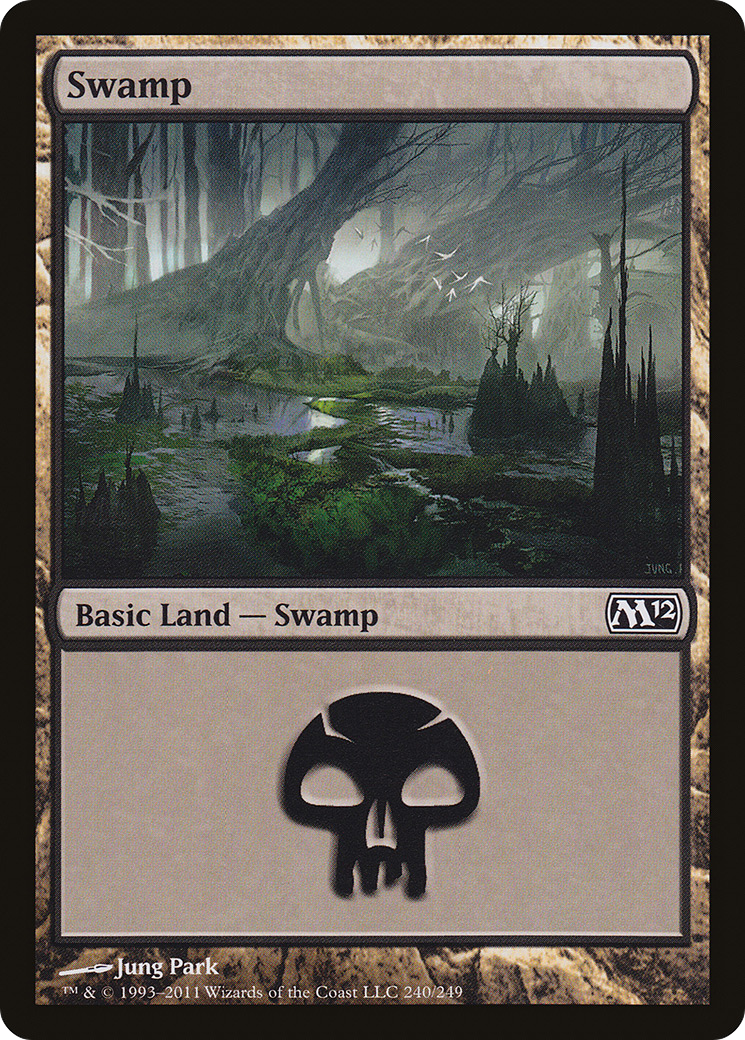 Swamp (240) (M12-240) - Magic 2012 Foil