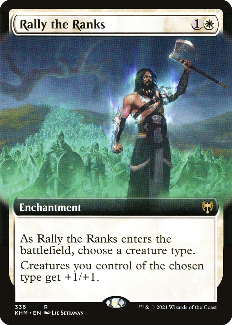 Rassembler les rangs (KHM-336) - Kaldheim : (Extended Art) Foil